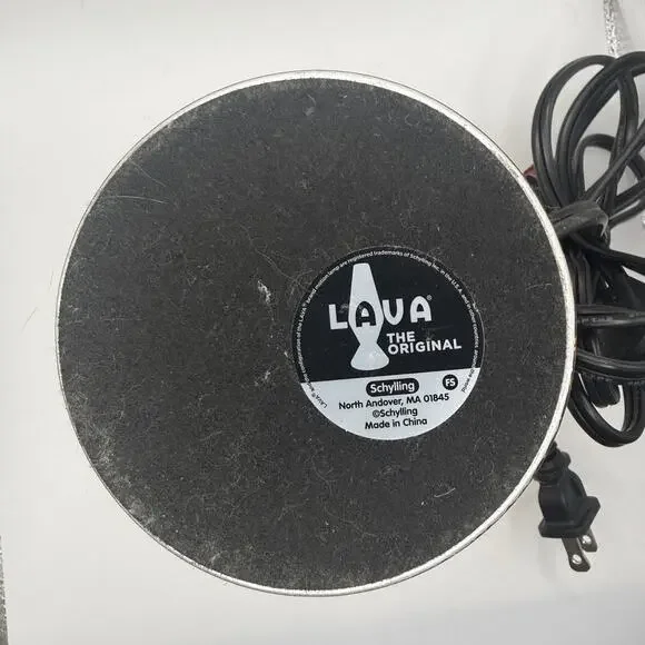 Lava The Original Marbleized Black Gold Replacement Base & Bulb Works Schylling - Picture 2 of 13